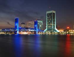 Jacksonville at night